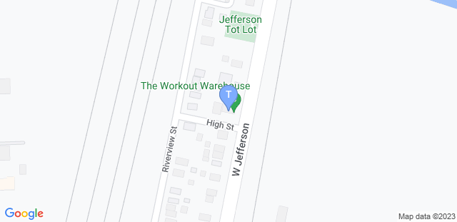 Map to The Workout Warehouse